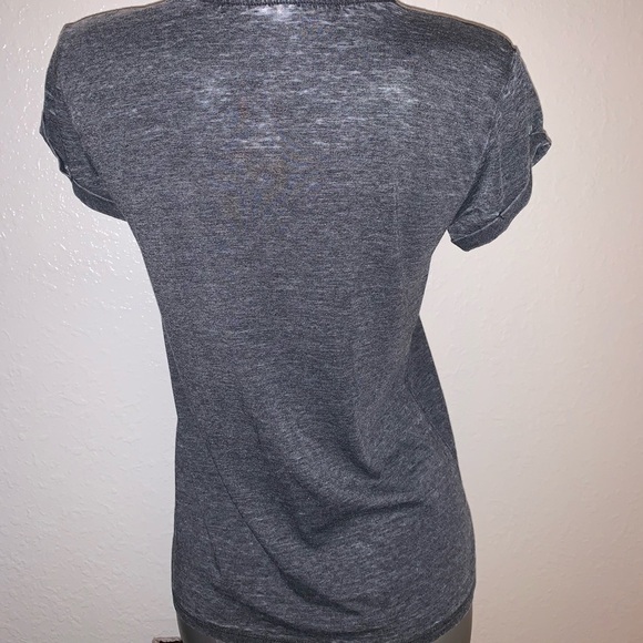 WOMEN’S LIGHTWEIGHT BURN OUT WASHED OUT GRAY HAN SOLO STAR WARS TSHIRT MED NWT - Picture 5 of 6